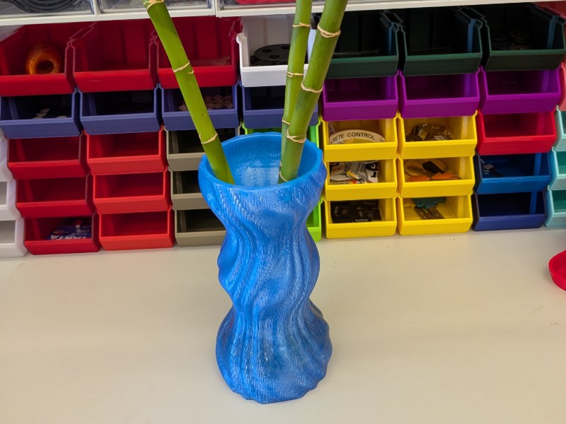 Bamboo Bulge Ribbed Vase preview